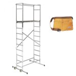 Echafaudage domestique: hauteur de travail max 4. 5m + ceinture porte - outils - 9475 - 901 - ceinture ...