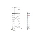 Echafaudage domestique: hauteur de travail max 4. 5m + sac � dos de chantier - 9475 - 901 - sac
