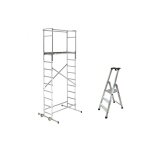 Echafaudage domestique: hauteur de travail max 4. 5m + t�l�m�tre laser 12m - 9475 - 901 - laser