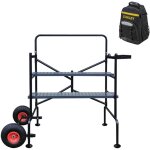 Echafaudage jardin - hauteur de travail de 2. 33 à 2. 85m - 2 roues Ø 250mm - plateau 1, 13x0, 20m + ... Echafaudage jardin - hauteur de travail de 2. 33 à 2. 85m - 2 roues Ø 250mm - plateau 1, 13x0, 20m + ...