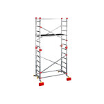 Hailo - echafaudage multifonction 1 plateau - hauteur max. de travail 4. 33m - 9475 - 791