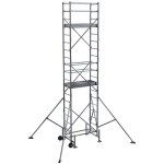 Echafaudage paysagiste - 2 plateaux - hauteur de travail max 6. 87m - longueur plateau 1, 30m - da513 ...