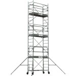 Echafaudage roulant acier generis 750 / 4 hauteur travail 9, 30 m tubesca comabi Echafaudage roulant acier generis 750 / 4 hauteur travail 9, 30 m tubesca comabi