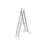 Echafaudages st�phanois - echelle transformable 2 plans 10 + 11 barreaux - longueur max. 5. 70m - p350 ...