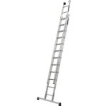 �chelle coulissante 2x10 barreaux duarib cm2 - hauteur d'acc�s 5, 75m