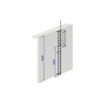 L'echelle europeenne - echelle a crinoline hauteur 4, 5m avec crosse de sortie escamotable nf 85 - 016 ...