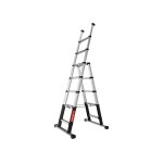 Echelle direct - escabeau t�lescopique - hauteur max. de travail 3. 10m - porte - outils - tel - 72423 ...