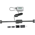 �chelle lin�aire m�trique imp�riale � lecture num�rique avec affichage pour tour 0 - 300 mm