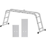 Echelle, �chelle polyvalente, escabeau, �chelle en alliage d'aluminium, maison, jusqu'� 150 kg, 12 marches ...