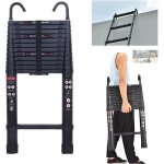 �chelle t�lescopique de 5m avec crochet d�tachable, adapt�e � l'escalade de grenier / toit / usage de ...