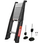 Echelle t�lescopique automatique prime line 4, 1m avec stabilisateur et pied - telesteps - tel - 72241stab ...