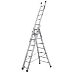 Echelle transformable 9 + 2x10 barreaux - longueur d�ploy�e 6. 70m - sol plat ou escalier - 631310