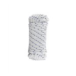 �cheveau de drisse tress�e en nylon blanc / bleu, gibalto