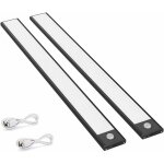 Eclairage d'appoint, �clairage � piles , lot de 2 lampes d'armoire � d�tecteur de mouvement � led, 150lm, ...