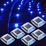 �clairage pour chemins spot solaire exterieur puissant ip68 �tanche eclairage escalier exterieur bleu ...