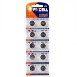 10 piles bouton ag13 super alcaline 1. 5v pkcell