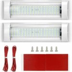 Clairage intérieur, lampes led de plafonnier, éclairage de toit 12v - 80v 72 led 6000k pour camping car ... Clairage intérieur, lampes led de plafonnier, éclairage de toit 12v - 80v 72 led 6000k pour camping car ...