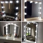 �clairage led pour miroir - 10 lampes de maquillage dimmables style hollywood 6000k, lumi�re de dressing ...