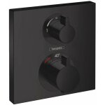 Hansgrohe - ecostat square - robinet thermostatique encastr avec 2 fonctions, noir mat 15714670