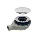 Geberit - ecoulement de receveur de douche �90 mm avec couvercle d'�coulement, hauteur d'eau de barrage ...
