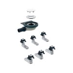 Ecoulement de receveur de douche geberit avec 6 bacs, pour