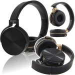 �couteurs bluetooth sans fil, l�gers, radio mp3, pliables, pour le jeu, noirs