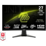 �cran gaming msi mag 276cxf 27  incurv� 1500r full hd 280 hz