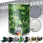 cran d'intimit, bandes brise - vue, rouleau de 35 mtres occultant, 20 clips de fixation inclus, buis, ...