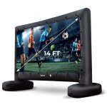 �cran de projection cin�ma gonflable 16:9 avec souffleur d'air, �cran de cin�ma (328 x 185 cm)