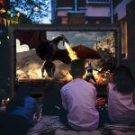 �cran de projection cin�ma gonflable 16:9 avec souffleur d'air �cran de cin�ma avec sac de transport ...