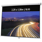 Ecran de projection manuel 2, 20 x 1, 38m - format 16:10