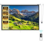 Cran de projection moteur 84 pouces, �cran de moteur avec t�l�commande, fixation mur ou plafond, pour ...