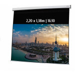 Ecran de projection motoris� 2, 20 x 1, 38m - format 16:10