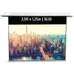 Ecran de projection motoris� encastrable 2, 00 x 1, 25m - format 16:10 - wi - fi