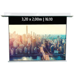 Ecran de projection motoris� encastrable 3, 20 x 2, 00m - format 16:10 - wi - fi