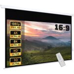 �cran de projection motoris� �cran projecteur �lectrique 120 pounces fixation mur ou plafond automatique ...