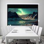 �cran de projection motoris� �cran projecteur �lectrique formats 16:9 100 pouces 253l x 168h cm fixation ...