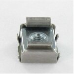 Ecrou acier zingu� cage inox c4843b m3 epaisseur tole 1. 0 � 1. 6 - 10 pi�ces