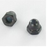 Ecrou borgne m6 acier zingu� noir - 800 pi�ces