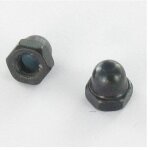 Ecrou borgne m8 acier zingu� noir - 400 pi�ces