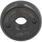 �crou � bride pour meuleuse d'angle 5 / 8 - 11, plaque de pression antid�rapante en acier alli�, autobloquant, ...