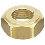�crou laiton 6 pans collet battu �15 - 3 / 4