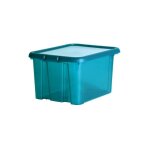 Boite de rangement funny box 4l bleu canard acidul� - eda