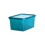 Bo�te de rangement funny box 8l bleu canard - eda