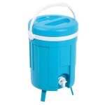 Eda - fontaine isotherme sur pied 8l bleu turquoise