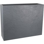 Eda - jardini�re muret loft xl volcania double paroi d�cor pierre - 99, 5 x 29, 5 x 78, 5 cm - 63 l - ...