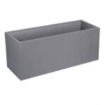 Eda - jardiniere volcania - 99, 5 x 39 x 43 cm - 98 l - gris galet