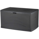 Eda - malle de jardin serena 310 l - taupe