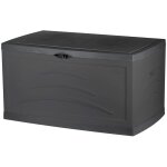 Eda - malle de jardin serena 310 l - taupe