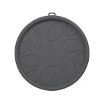 Eda - soucoupe à 4 roulettes - gris anthracite - 35 cm plastiques Eda - soucoupe à 4 roulettes - gris anthracite - 35 cm plastiques